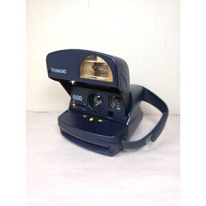 Polaroid Vintage One Step Express Blue 600 Instant Film Camera